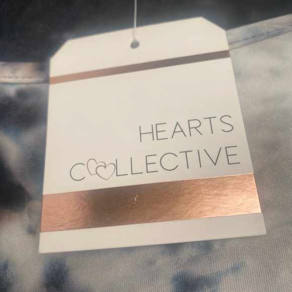 Hearts Collective Tie Dye Hooded T-shirt Dress - Picture 4 of 5